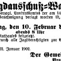 1902-01-22 Kl Jagdausschusswahl